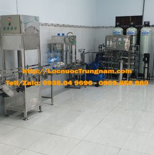 Dây Chuyền Sản Xuất Nước Tinh Khiết Đóng Bình 20L